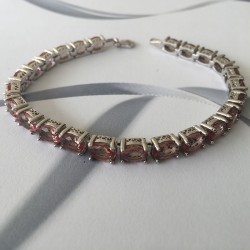 Zultanit (Sultanit) Taşlı Renk Değiştiren  Gümüş  Bileklik Zultanit (Sultanit) Taşlı Renk Değiştiren  Gümüş  Bileklik