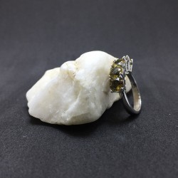 Zultanit (Sultanit) Taşlı Renk Değiştiren Gümüş Yüzük